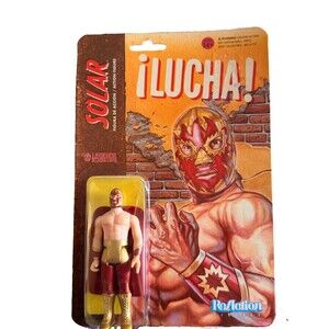 Super7 ReAction Legends Of Lucha Libre SOLAR Action Figure New Sealed 2019